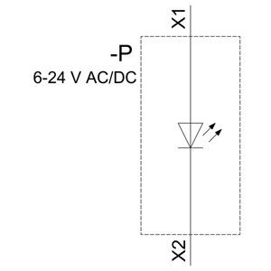SIRIUS ACT PLC 3SU1401-1BG20-1AA0 LED-Modul mit Frontmontage und Schraubendeck