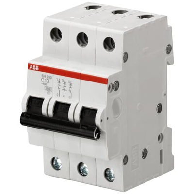 MCB SH203-D4 Miniatur-Schaltkreisbrecher 3P D 4 A für Stromverteilsysteme