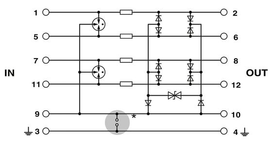 2838775 PT 5-HF-12 DC-ST Überspannungsschutzstecker für 24 V Gleichspannung und 1 Pol