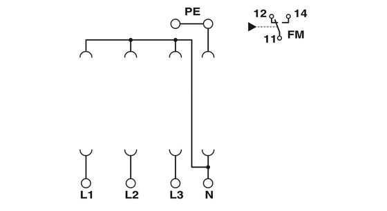 2838898 VAL-MS/3 1-BE/FM Überspannungsschutzbasis Typ 2 mit 1 Pol und Nennspannung