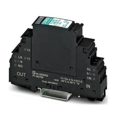 2839185 PT 2X1VA-120AC-ST Überspannungsschutzstecker für 120V Wechselstrom-Nennkreise