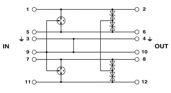 2839253 PT 4-EX I -24DC-ST Überspannungsschutzstecker Stecker Nennspannung 24 V Wechselstrom