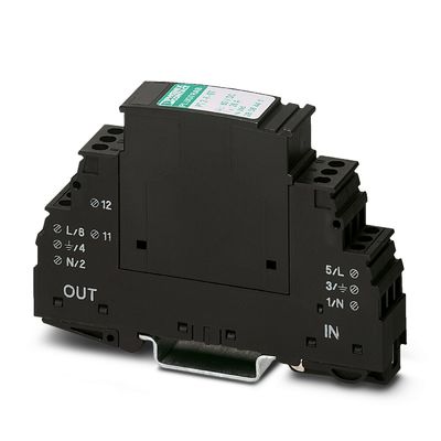 1 Pol 2839282 PT PT-BE/FM Überspannungsschutzbasis Typ 3 mit Nennspannung
