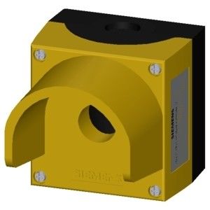 PLC 3SU1801-0AA00-0AC2 22 mm rundes gelbes Gehäuse für Steuergeräte und 1 Steuerpunkt