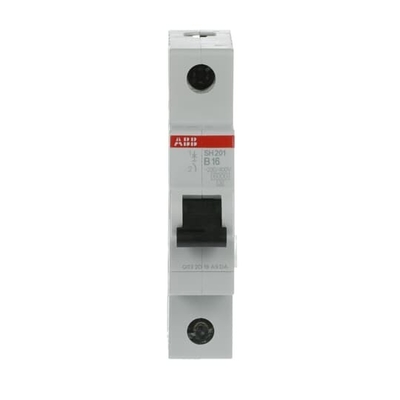 1P B 20 A Trennkapazität MCB SH201-B20 Miniatur-Schaltungsschalter 20A Nennstrom