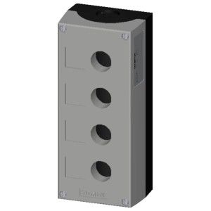 4 Befehlspunkte SIRIUS ACT Gehäuse für Oberflächen-PLC 3SU1804-0AA00-0AB1 aus Kunststoff