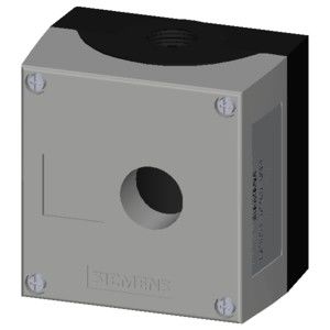 PLC 3SU1851-0AA00-0AB1 Dauerhaftes Metallgehäuse für 22 mm Runde Befehlseinrichtungen Oberfläche Grau