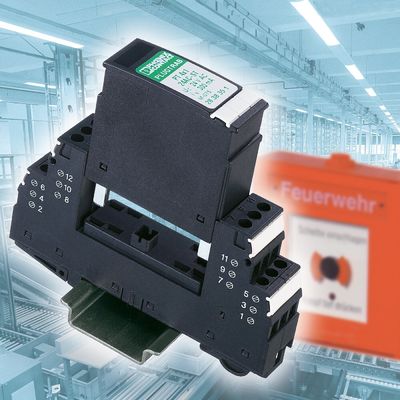 2858014 PT 4X1-48DC-ST Überspannungsschutzstecker für 48 V Gleichspannung in Industrieanwendungen