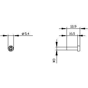 PLC 3SU1950-0KK80-0AA0 SIRIUS ACT Glanzmetall-Erdschraube für die Erdung