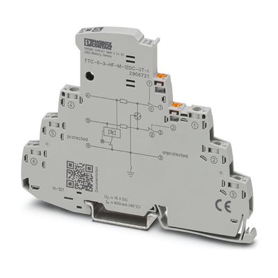 12 V Gleichspannung TTC-6-3-HF-M-UT-I Überspannungsschutz 2 Pole Langzeitschutz