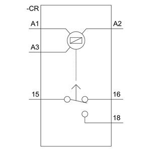 81.00 x 90.00 x 22.00MM PLC 7PV1513-1AP30 Zeitrelais mit Einschalt-Verzögerung 1 Wechsel-Over-Relay