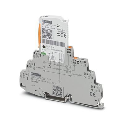 12 V Gleichspannung 2906744 TTC-6P-3-HF-M-12DC-UT-I Überspannungsschutz mit 2 Polen