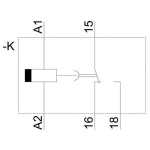 PLC 7PV1540-1AW30 Zeitrelais Zeitrelais mit 82,00 x 90,00 x 22,00 mm Größe und Kontaktlast