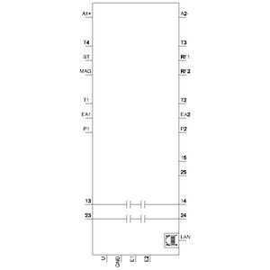 Hochgenaue PLC 3TK2810-1BA41 Geschwindigkeitsüberwachung mit Schraubterminal