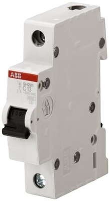 Brechkapazität 1P D 16 A MCB SH201-D16 Miniaturschalter mit BCD-Kurve D