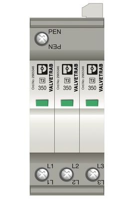 2905339 VAL-SEC-T2-3C-350-FM Phoenix Kontakt Typ 2 Überspannungsschutz mit 5V-250V Wechselstrom