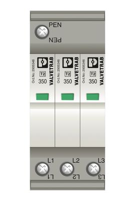 250 V Wechselstrom 125 V Gleichstrom 200 mA Gleichstrom-Überspannungsschutz des Typs 2 PLT-SEC-T3-3S-230-FM für Industrie