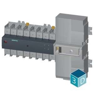Siemens 3KC6432-2TA20-0TA3 ATSE mit integrierter Steuerung 1-0-2 4 Pole ATSE 40-160A