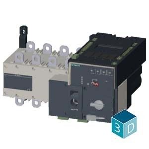 250A 4 Pole RTSE/ATSE Transfer Switch Ausrüstung PLC 3KC8438-0CA22-0GA3 Grundgeräte