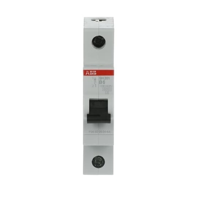 1P SH201-B6 Miniatur-Schaltkreisbrecher B 6 A für elektrische Verteilsysteme