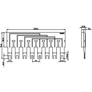 3KC PLC 160A Brückenstange für ATyS d M ATyS t M RTSE ATSE Zubehör und Ersatzteile