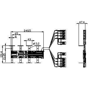 3KC9831-3 Zubehör und Ersatzteile Stromversorgung für 3KC ATyS g ATSE 630A 4 Pole