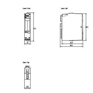 ET 200SP Digitale Ausgangsmodul DQ 8x24V DC/2A-Standard für Präzisionsindustrieautomation