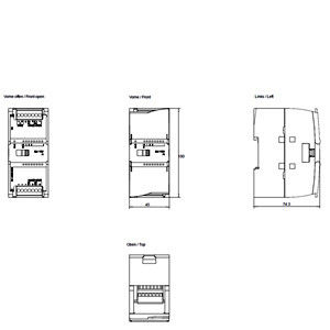 PLC 6ES7231-4HD32-0XB0 SM 1231 AI-Analog-Eingabemodul mit benutzerfreundlicher Schnittstelle