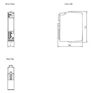 6ES7131-6BH01-0BA0 Digitales Eingangsmodule ET 200SP DI 16X24VDC ST für die industrielle Steuerung
