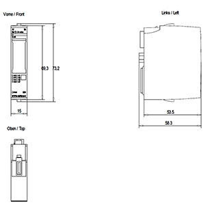 Präzise Datenerfassung mit SIMATIC ET 200SP 6ES7134-6GF00-0AA1 Analog-Eingabemodul