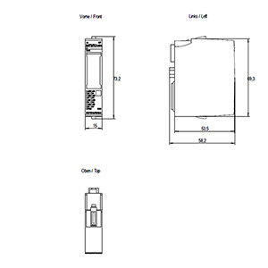 8xRTD/TC 2-WIRE HF-Analog-Eingangsmodule für Siemens ET 200SP PLC 6ES7134-6JF00-0CA1 AI