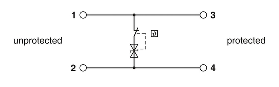 TTC-6-TVSD-D-24DC-UT-I Überspannungsschutz von Phoenix Contact 2 Pole Nennspannung 24 V Gleichstrom