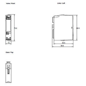 PLC 6ES7136-6DB00-0CA0 F-DQ HF 4x24VDC/2A elektronisches Modul für industrielle Automatisierung