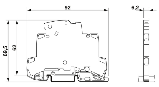 2906848 TTC-6-TVSD-C-24DC-PT-I Überspannungsschutz mit 24 V Gleichspannung