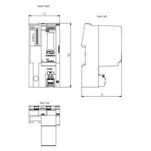 PLC 6ES7155-6AU01-0CN0 ET 200SP IM155-6 PN HF inkl. Servermodul für Geschwindigkeitsbetrieb