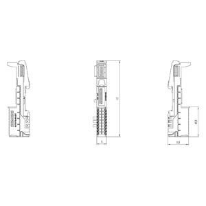 Siemens 6ES7193-6BP00-0DA1 ET 200SP Basiseinheit BU15-P16 A0 2D/T