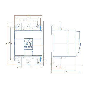350-500A Größe S12 3RU5176-5HB1 CT Überlastrelais für Einzelmontage