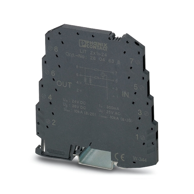 Nummer des Pols 2 2804649 LIT LIT 4X1-24 Phoenix Kontaktüberspannungsschutz für 24 V Gleichstrom