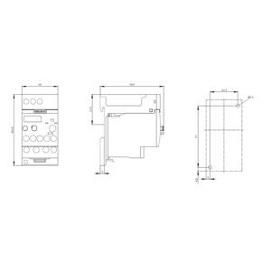 Versiegelte PLC 3RU6116-0GB1 Überlastrelais für den Motorschutz 11...16 A Größe S00 Klasse 10
