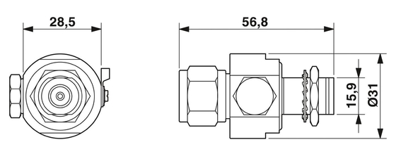 2 Pole CN-UB-280DC-3-SB Phoenix Kontaktüberspannungsschutz für industrielle Anwendungen
