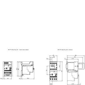 3RU7 Größe S00 Kontaktlast 3RU7116-0EB0 Überlastrele mit 51,00 x 102,00 x 84,00 MM