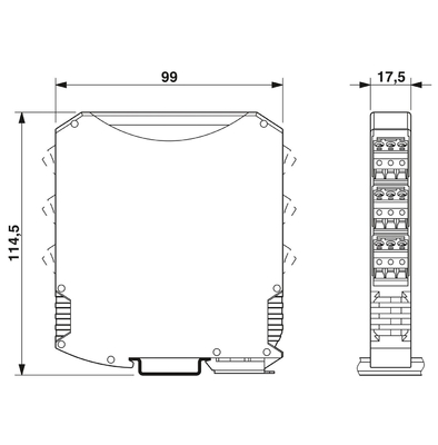 Industrielles drahtloses Modul RAD-2400-IFS mit IP20-Schutzniveau von Phoenix Contact