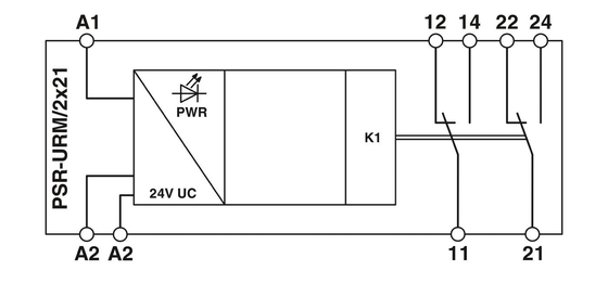 Spannungsrelais 2981363 PSR-SCF- 24UC/URM/2X21 Phoenix-Kontaktkopplungsrelais mit Theorie