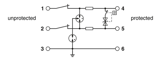 24 V Gleichspannung TTC-6-1X2-M-EX-UT-I Überspannungsschutz für 2 Pole von Phoenix Contact