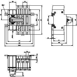 Siemens 3KD2232-2ME10-0 Schaltschalter für Grundgeräte bis zu 1600 A