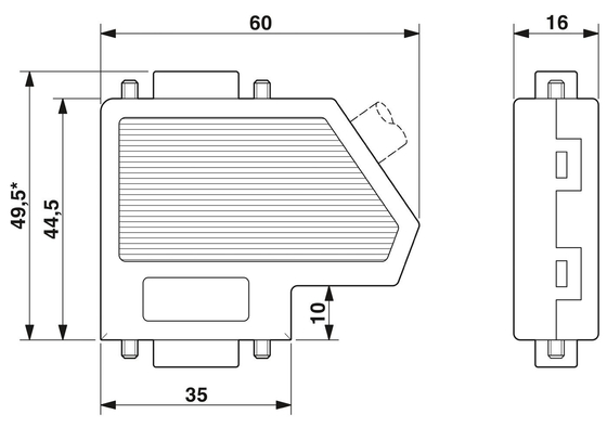 Professionelle SUBCON-PLUS-PROFIB 2744348 Phoenix Kontakt D-SUB Bus-Anschluss für Industrie