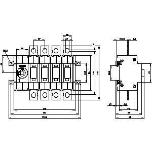 PLC 3KD3840-0NE10-0 SENTRON Schaltschalter für Grundgeräte bis zu 1600 A