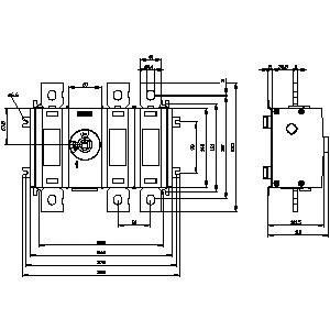 3KD4630-0QE20-0 Grundausrüstung Trennschalter Trennschalter SENTRON 3KD bis zu 1600 A