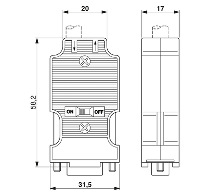 2744377 SUBCON-PLUS-PROFIB/AX Phoenix Kontakt D-SUB Busanschluss für die Datenübertragung