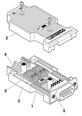 2744377 SUBCON-PLUS-PROFIB/AX Phoenix Kontakt D-SUB Busanschluss für die Datenübertragung